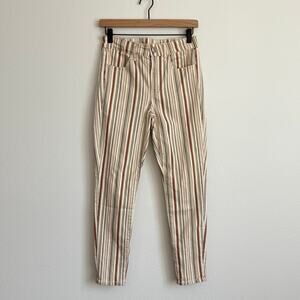 American Eagle Hi-Rise Jegging Striped NE(X)T LEVEL STRETCH Size 6 Short Skinny